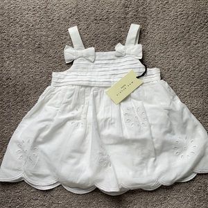 White dress for baby 6-9mo